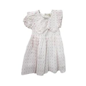 Baby Girl Smock Dress White