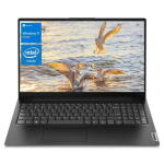 Lenovo V15 15.6" FHD Laptop, Intel Dual-Core, 8GB RAM, 128GB SSD, Windows 11 Home, Black