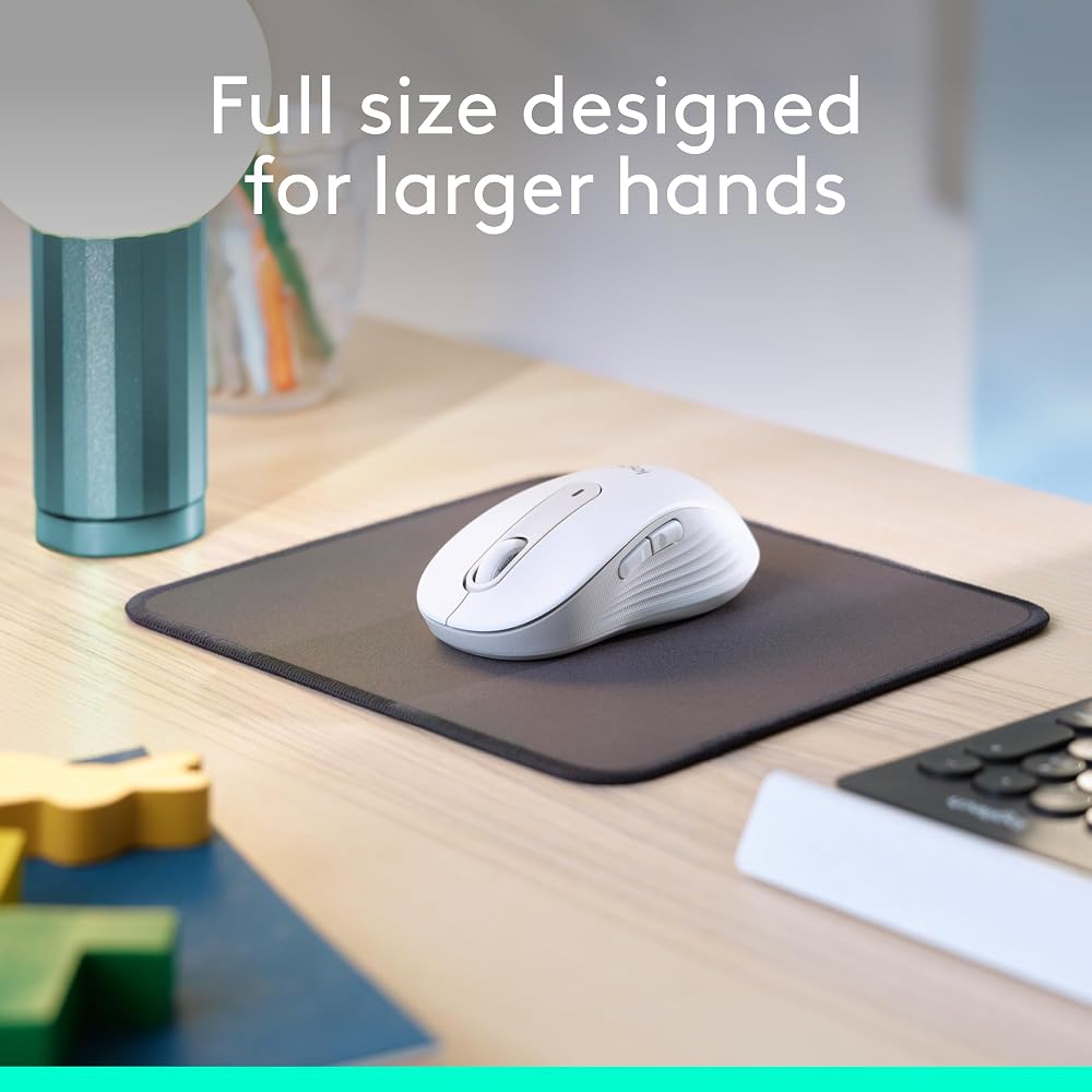 Logitech Signature M650 L Full Size Wireless Mouse - Image 3