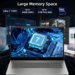 HP Envy 17.3" Touchscreen Laptop, Core Ultra 7 155H, 64GB DDR5, 4TB SSD, Windows 11 Pro, Grey