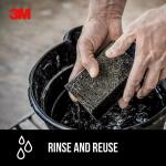 3M 2 7/8 in. x 4 7/8 in. x 1 in. Fine Angled Drywall Sanding Sponge (4-Pack) (CP-042-4PK)