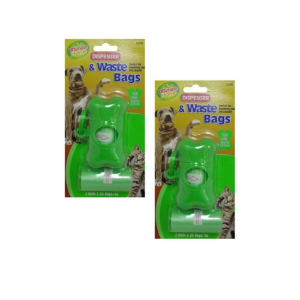 Pet Dispenser & Waste Bags 2PK