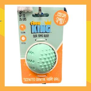 Chew King Scented Dental Rope Ball