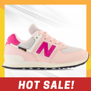 New Balance Girls 574 Little Kid's Carnival Pink Sneakers