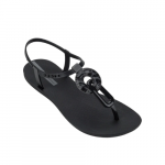 Ipanema Women's Class Marble Sandals Black/Grey Size 5