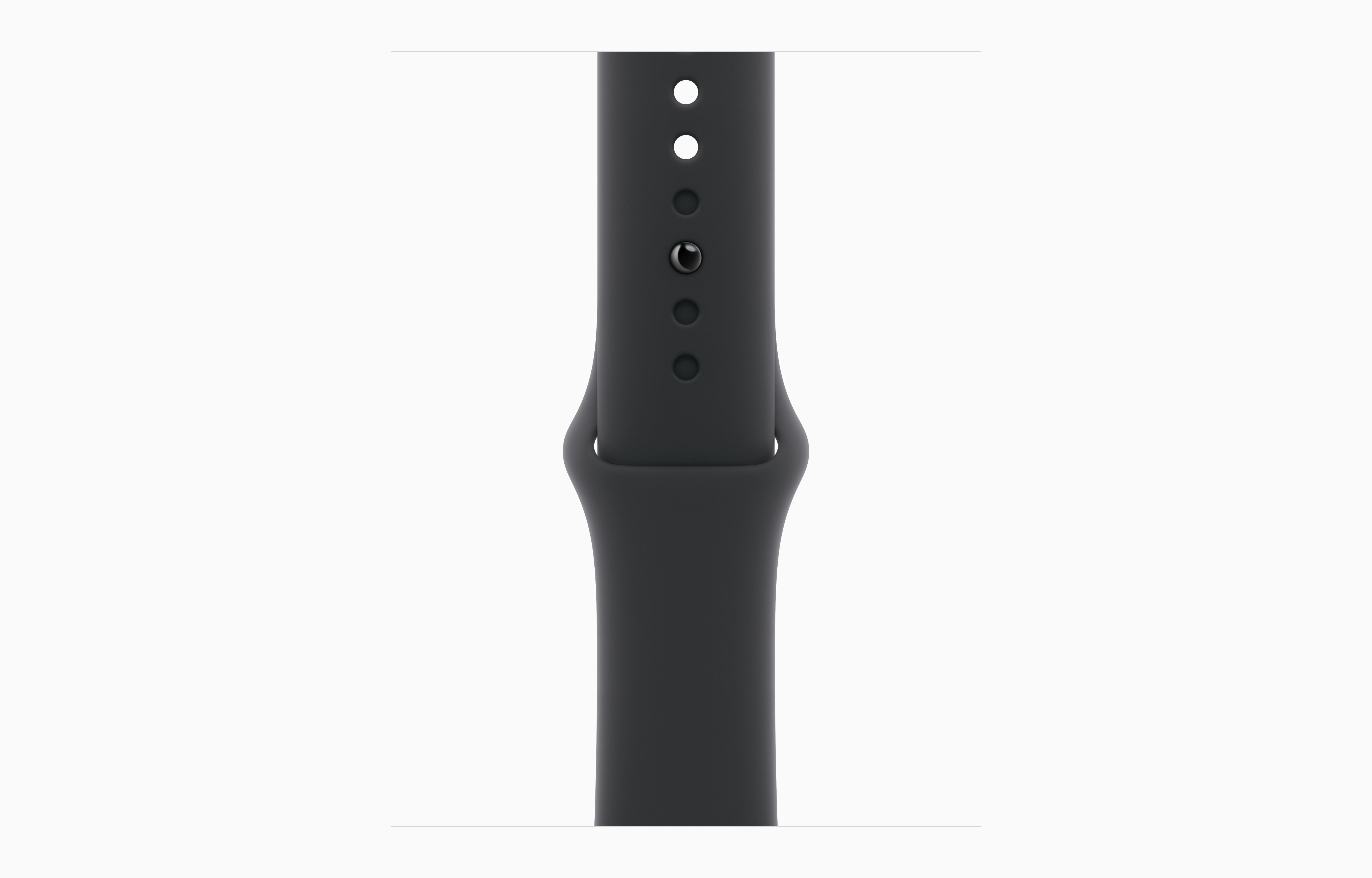 Apple Watch Series 11 Aluminum GPS – Silver (Black Sport Band) - Image 3