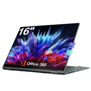 Jumper 16" 2-in-1 Touchscreen Laptop, 16GB RAM, 640GB Storage, Intel Celeron N5095, Windows 11