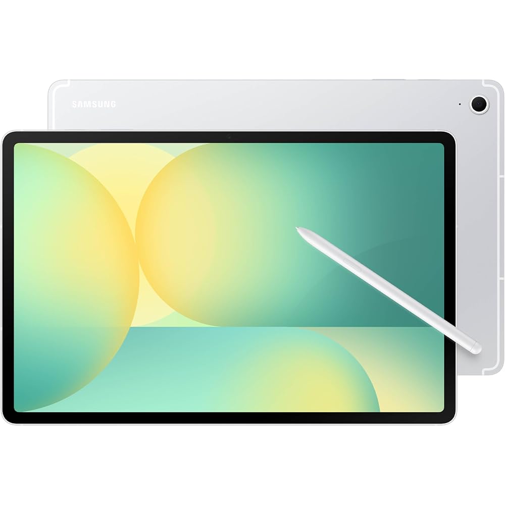 256GB, Large Display, Long Battery Life, Exynos 1580 Processor, IP68 Water-Resistant, 90 Hz Refresh, S Pen for Note-Taking, US Version (Silver)