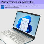 HP 15.6" FHD Laptop, i7-1165G7, 16GB RAM, 512GB SSD, Spruce Blue, Windows 11 Home