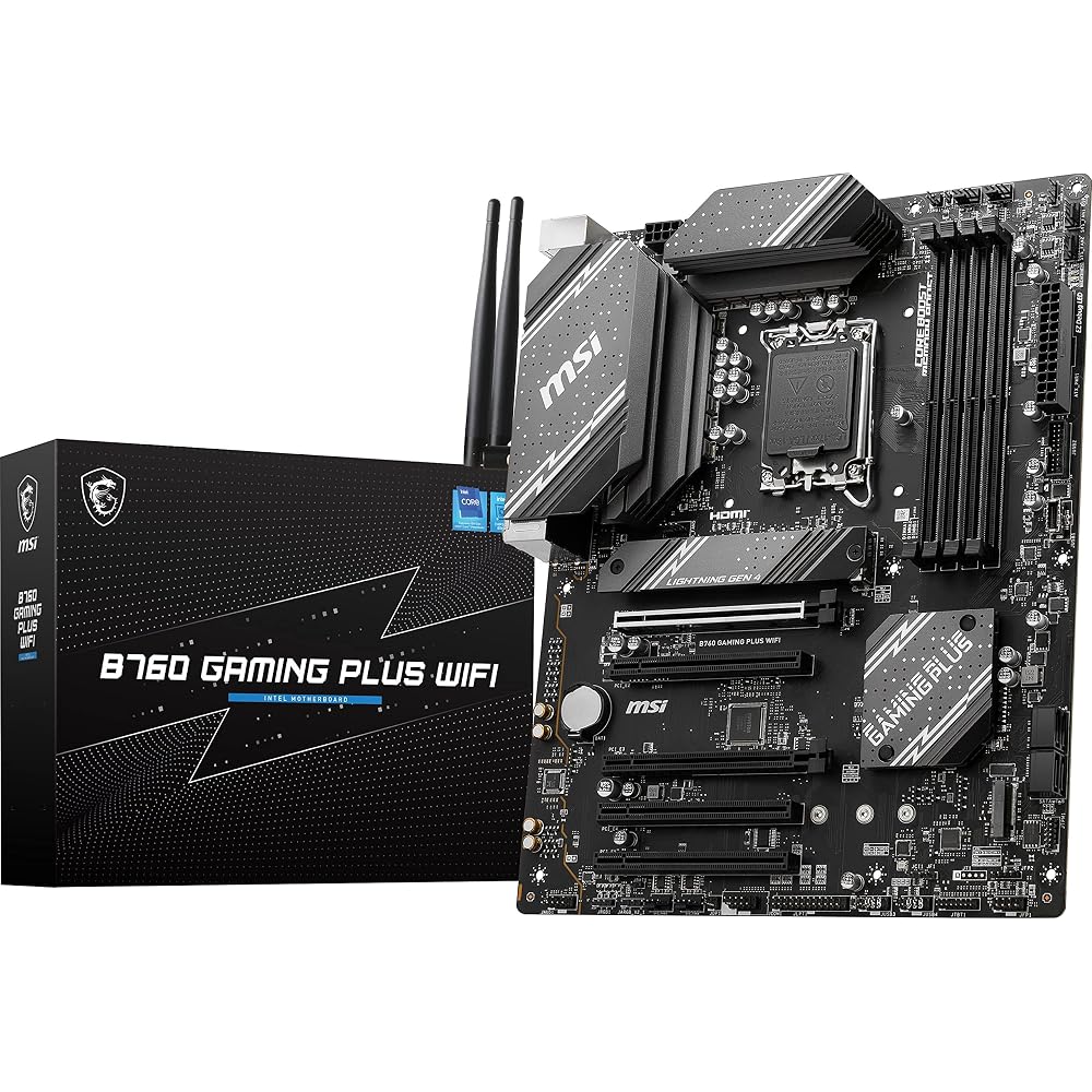 MSI B760 Gaming Plus WiFi Gaming Motherboard