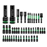 FLEX 45-Piece STACK PACK IMPACKS 1/4-in x Impact Driver Bit