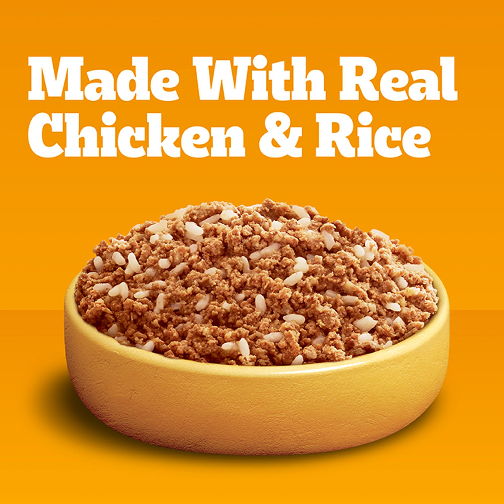 Pedigree Chopped Ground Dinner Weight Management Adult Wet Dog Food - Chicken & Rice, - Image 4