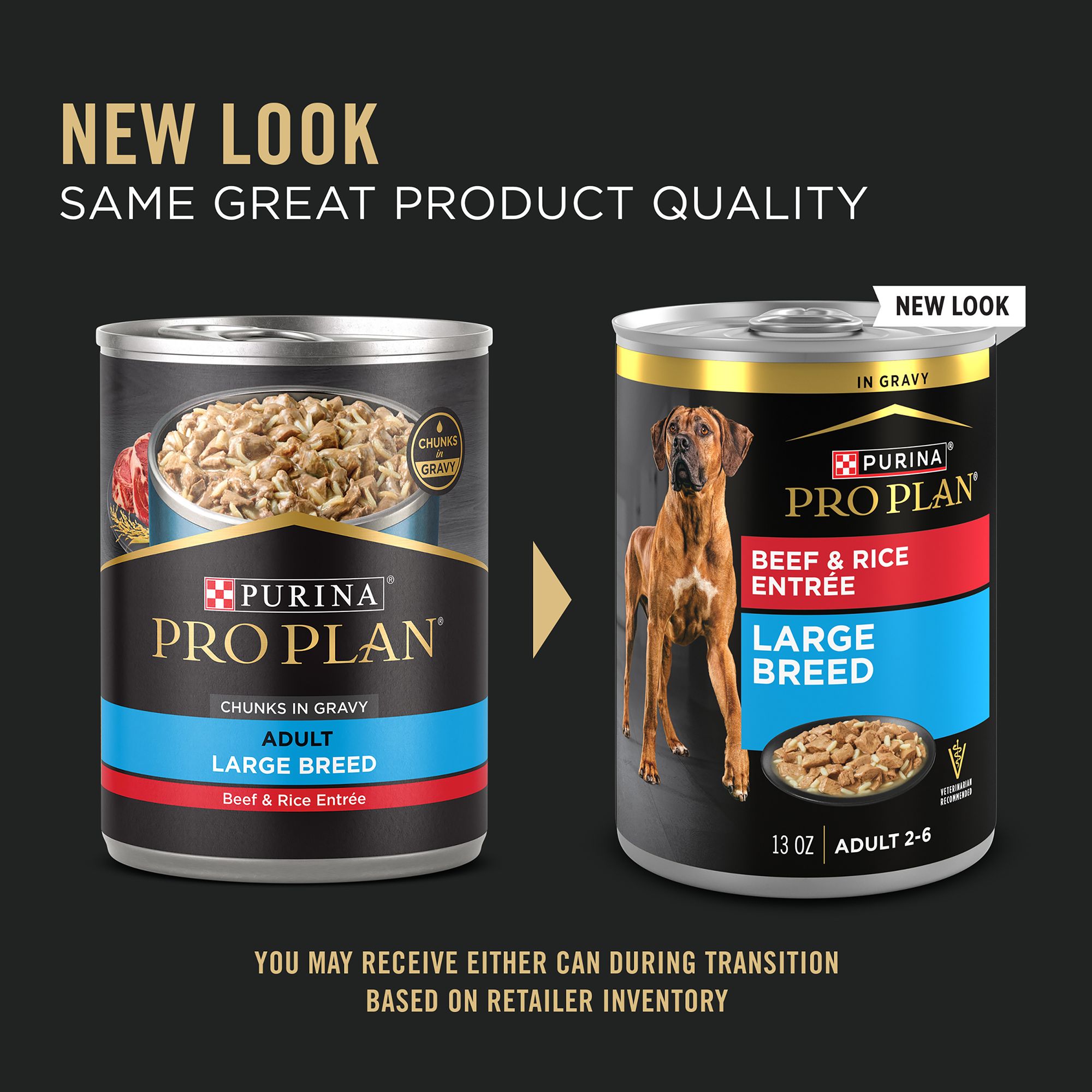 Purina Pro Plan Specialized Large Breed Adult Wet Dog Food - Beef & Rice, - Image 3
