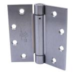 Everbilt 4-1/2 in. Square Radius Adjustable Spring Door Hinge Satin Chrome