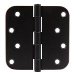 Everbilt Door Hinge 4 in. x 5/8 in. Radius Oil-Rubbed Bronze Squeak-Free