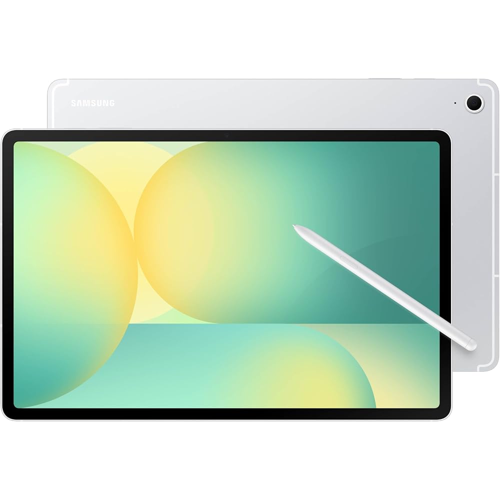 128GB, Large Display, Long Battery Life, Exynos 1580 Processor, IP68 Water-Resistant, 90 Hz Refresh, S Pen for Note-Taking, US Version (Silver)