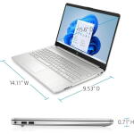 HP 15.6" FHD Laptop, i5-1135G7, 16GB RAM, 1TB SSD, Silver, Win 11 Home