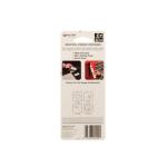VELCRO 4 in. x 2 in. Industrial Strength Strips in White (4-Pack) (VEL-30759-USA)