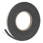 Frost King 3/8 in. X 3/16 in. X 10 ft. High-Density Rubber Foam Weatherstrip Tape Black