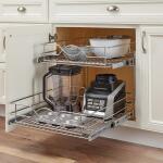Home Decorators Collection20 in. Double Tier Wire Pull-Out Basket (HDR-DBMUB-20-CH)