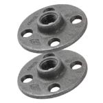 Southland 1/2" Black Floor Flange ( 2pack)