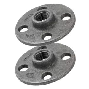 Southland 1/2" Black Floor Flange ( 2pack)