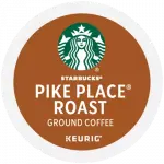 Starbucks Medium Roast K-Cup Coffee Pods Pike Place Roast for Keurig Brewers 22 K-Cups