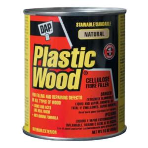 DAP - 16 oz. Plastic Wood Natural Solvent Wood Filler