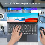 KUU i5 Gaming Laptop, 16" 1080p, 16GB RAM, 512GB SSD, HDMI, USB Type-C