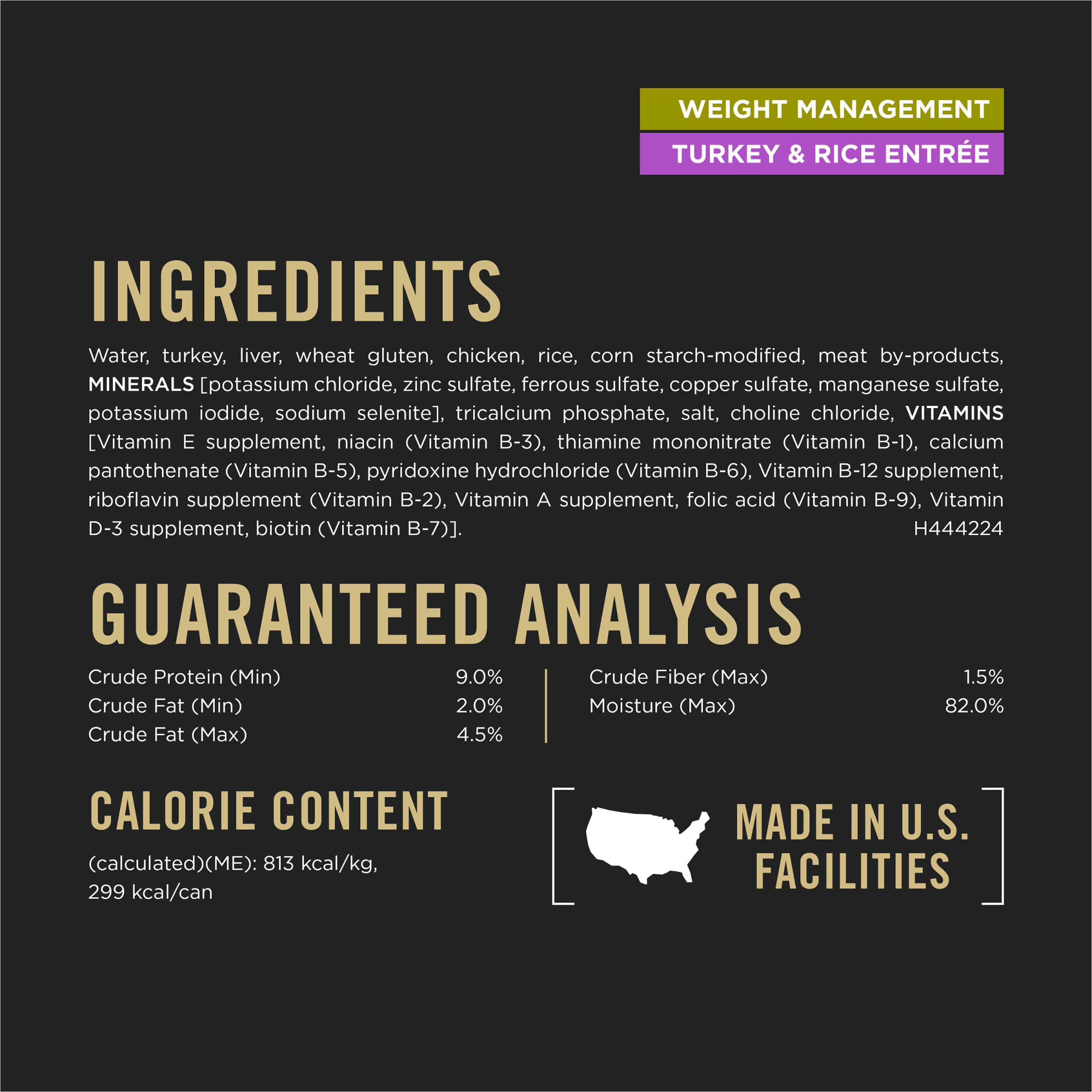 Purina Pro Plan Weight Management Adult Wet Dog Food – Turkey & Rice - Image 6