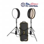 Genaray PortaSun Round Flexible Bi-Color LED 2-Light Kit with Stands