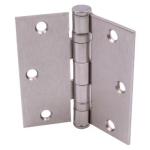 Everbilt 3-1/2 in. Square Radius Commercial Grade with Ball Bearing Hinge Satin Nickel