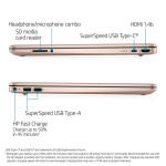 HP 15.6" (Athlon N3050, 4GB RAM, 128GB SSD), Win 10 S, Rose Gold + Mouse & Sleeve (15-ef1073wm)