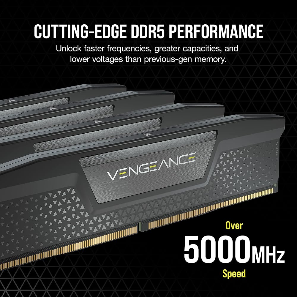 CORSAIR Vengeance DDR5 RAM 32GB 2x16GB Desktop Computer Memory - Image 3