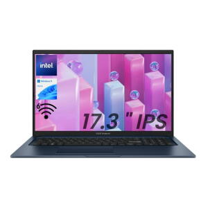 ASUS Vivobook 17.3" FHD, i3-1215U, 8GB RAM, 512GB SSD, Win 11 Home, Blue