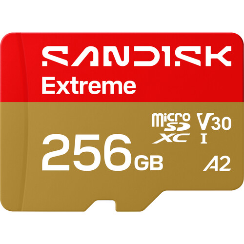 SANDISK 256GB Extreme UHS-I microSDXC Memory Card