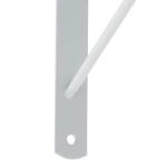 Everbilt White Heavy-Duty Shelf Bracket and Rod Support (14317)