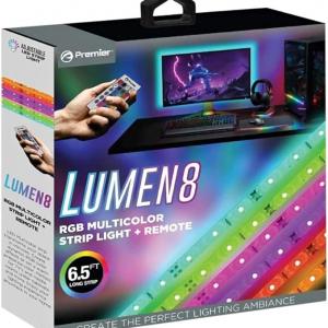 Premier LightingLumen8 RGB MULTICOLOR STRIP LIGHT & REMOTE (PLED02) LED Tape Light Strips