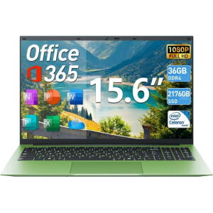 Naclud 15.6" Laptop, N5095, 36GB RAM, 2.1TB Storage, Win 11, Copilot