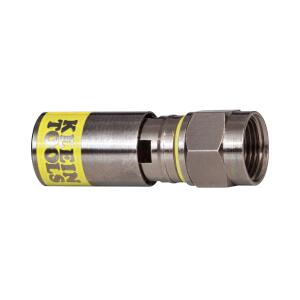 Klein Tools 10-Pack VDV812606 Universal F Compression Connector for RG6/6Q