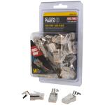 Klein Tools 50-Pack CAT6A Shielded Pass-Thru Modular Data Plugs VDV826705