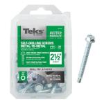 Teks #14 2-1/2 in. External Hex Flange Hex-Head Self-Drilling Screws (30-per Pack)