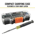 Klein Tools 40-Piece Multi-Bit Precision Screwdriver Set with Case All-in-1 Variety Pack