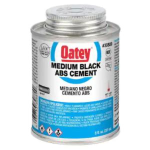 Oatey - 8 oz. Medium Black ABS Cement