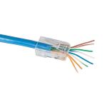 Klein Tools 200-Pack CAT6 Pass-Thru Modular Data Plug