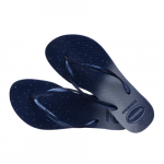 Havaianas Women's Slim Gloss Flip FLops Sandals Navy/Navy Size B5/36