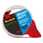 Scotch 1.88 in. x 54.6 yds. Heavy Duty Shipping Packaging Tape with Dispenser (3850-RD-DC)