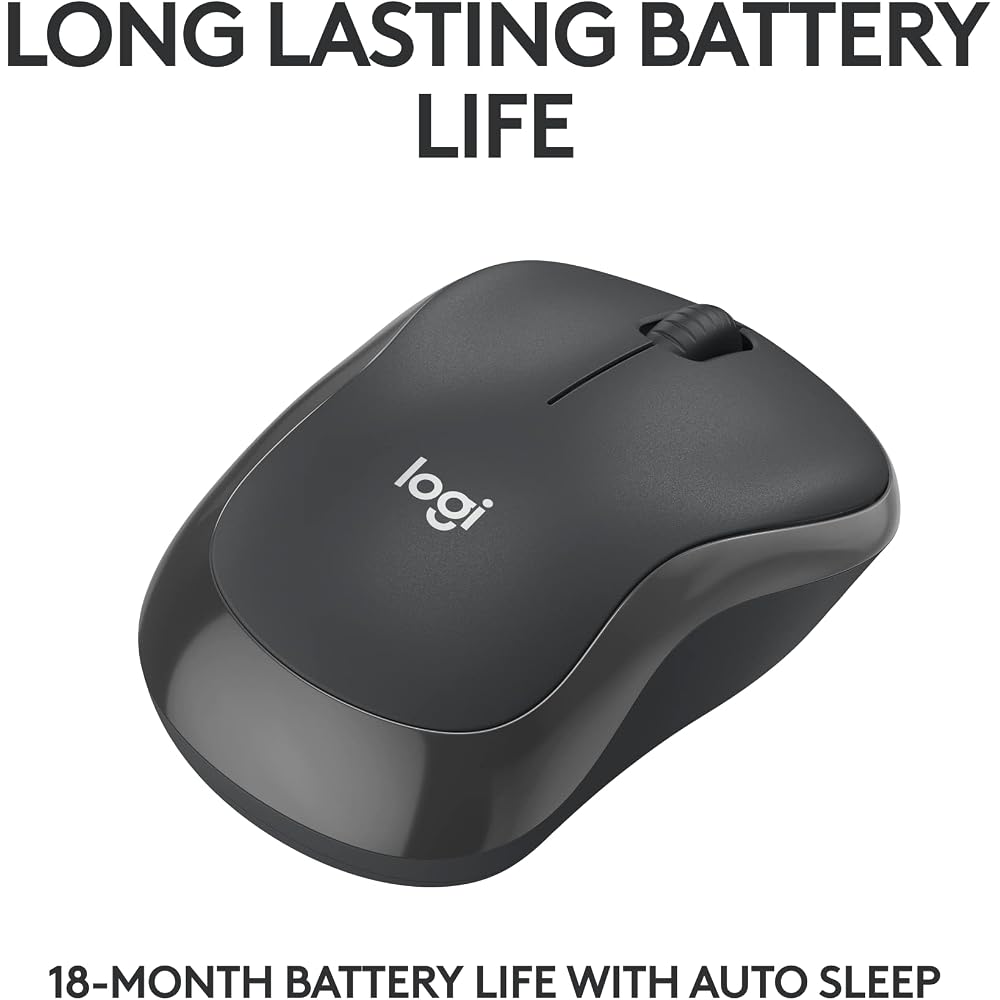 Logitech M240 Compact Silent Bluetooth Wireless Mouse - Image 4