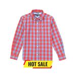 Tommy Hilfiger Long-Sleeve Plaid Button-Front Shirt / Size 4 years Old