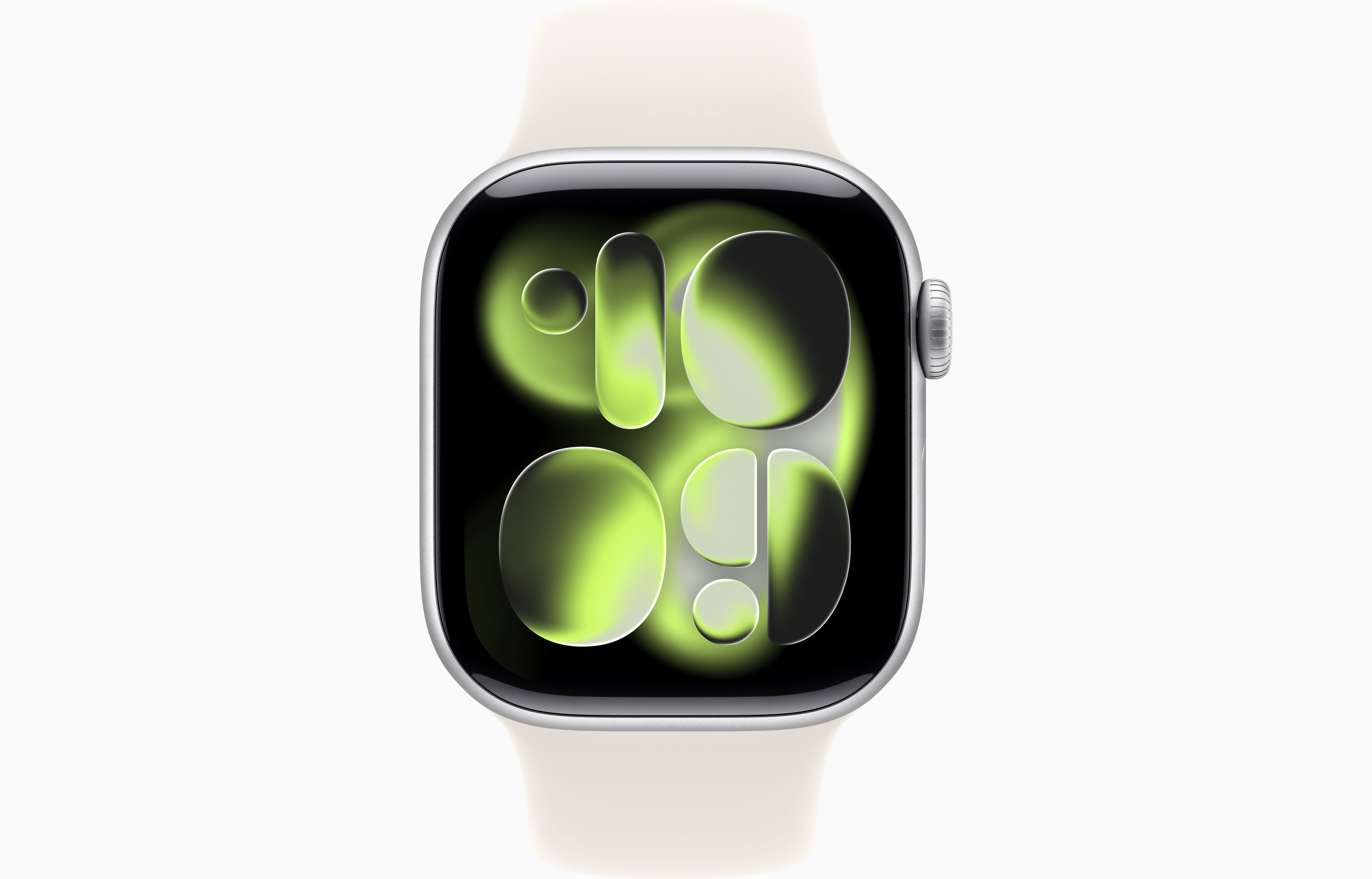 Apple Watch Series 11 Aluminum GPS – Silver (Starlight Sport Band) - Image 2